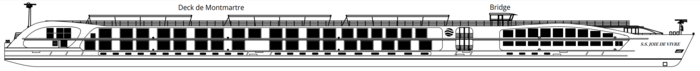 Ship Interior & Deck Plans on S.S. Joie de Vivre